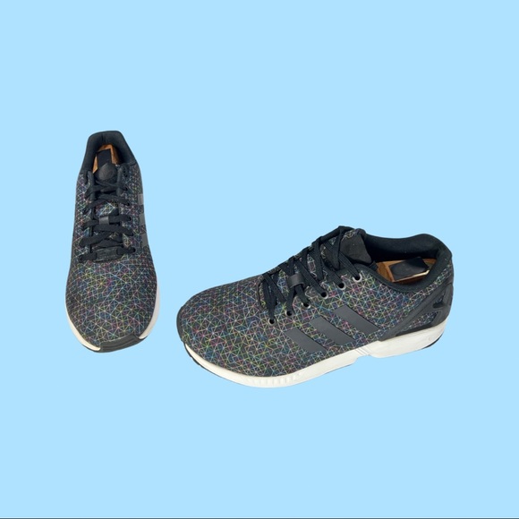 Adidas ZX Flux Size 9 Men's Gray Black Running Shoes AQ4023 - Picture 6 of 11